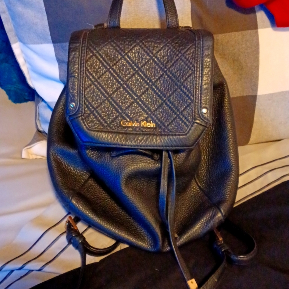 Calvin klien leather backpack